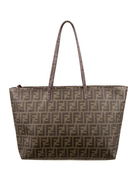 fendi roll tote bags|fendi zucca roll tote.